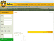 Tablet Screenshot of birdlandgolf.net